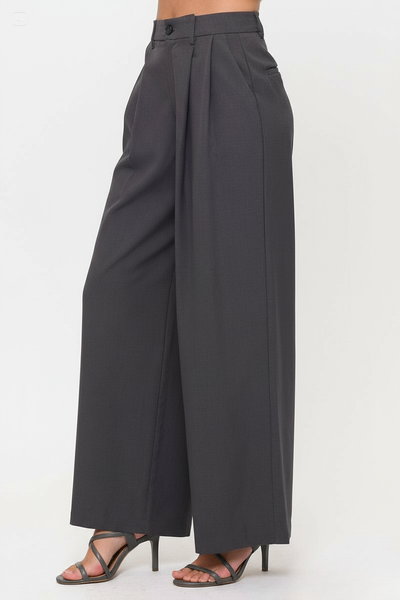 Sleeveless Top & Wide-Leg Trousers 2 Piece Sets