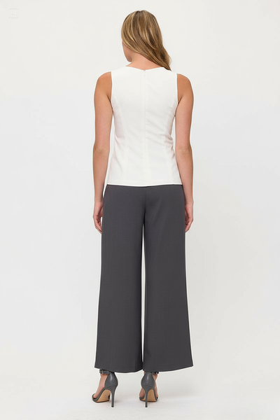Sleeveless Top & Wide-Leg Trousers 2 Piece Sets