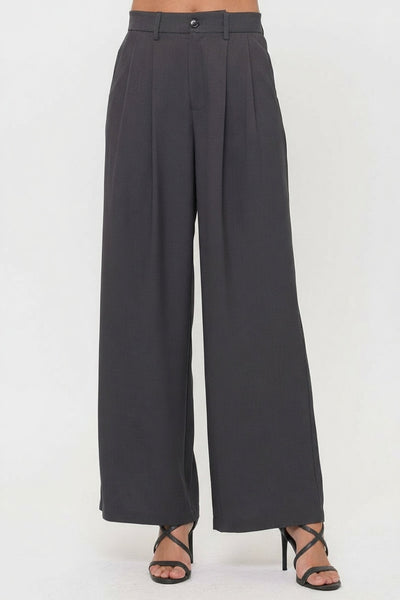 Sleeveless Top & Wide-Leg Trousers 2 Piece Sets